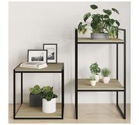Bookshelf Shelf Board Sonoma Oak 40x40x1.5cm Engineered Wood 4pcs Floating Set.