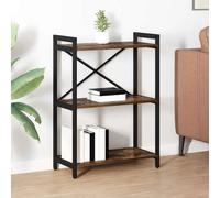 vidaXL Bookshelf Smoked Oak 60 x 30 x 85 cm Engineered Wood