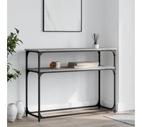 Bookshelf Smoked Oak Engineered Wood & Steel 91x36x176 cm Industrial Sturdy Slim