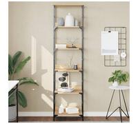 Bookshelf Sonoma Oak 50x33x188.5cm Engineered Wood 5 Shelves Modern Freestanding