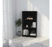 vidaXL Book Cabinet Smoked Oak 60x24x109 cm Engineered Wood UK GF0