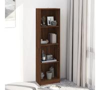 (brown oak, 40 x 24 x 143 cm) vidaXL Bookshelf Standing Shelf Storage Rack Book Cabinet Engineered Wood