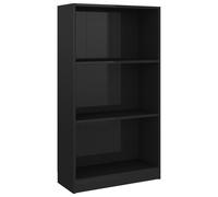 Bookshelf Standing Shelf Storage Rack Book Cabinet Engineered Wood vidaXL