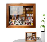 Bookshelf Stress Toy,Small Wood Bookcase Fidget Toy - Miniature Bookcase Shake Fidget, Wood Shaking Bookshelf Ornament For Home, School, Travel