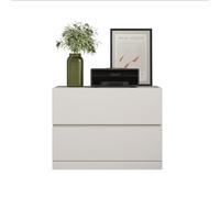 Bookshelf Unique Nightstand Bedside Modern Night Stand Wooden End Table Night Table Dresser For Bedroom Farmhouse Furniture Storage Organizer(White)
