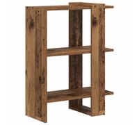 Bookshelf with Shelf Plain with Storage Engineered Wood Freestanding vidaXL
