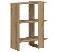 vidaXL Bookshelf Artisan Oak 52 x 25 x 71.5 cm Engineered Wood