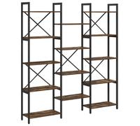 vidaXL Bookshelf Sonoma Oak 156 x 25 x 167 cm Engineered Wood