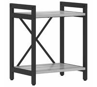 Bookshelf with Shelf with Storage Engineered Wood Home Organizer Unit vidaXL