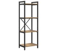 vidaXL Bookshelf Smoked Oak 40 x 30 x 119 cm Engineered Wood