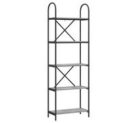 Bookshelf with Shelf with Storage Engineered wood Modern Contemporary vidaXL