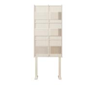 Bookshelves Floor-to-Ceiling Bookshelf, Magazine Storage Rack, Reading Display, Multi-Layer CD Modern(White,58cm)