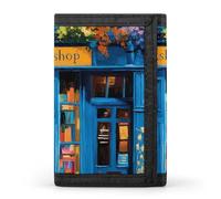 Bookshops in England Funny Trifold Wallet RFID Blocking Front Pocket Wallets with ID Window Gifts for Men Women