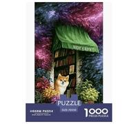Bookstore Puzzles 1000 Piece Challenge Toy Adults And over 12 Years Old Puzzle Game Educational Challenge Creative Leisure Home Decoration Gift 70x50cm/1000pcs