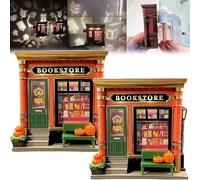 Bookstore WallFlower Projector Nightlight, Mini Bookstore Plug-in Fragrance Diffuser & Projector, 3D Bookstore Night Light, with Warm LED Glow and Book-Themed Projection,Gift for Book Lovers (2PCS)