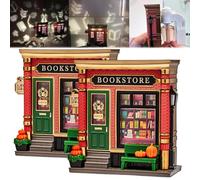 Bookstore WallFlower Projector Nightlight with Lighted Book Store Sign,Bookstore Projector Wallflowers Plug-in Fragrance Nightlight (2pcs)