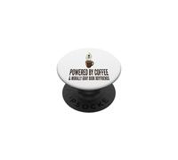 Booktok Romance Powered By Coffee Morally Gray Book Boyfrien PopSockets Adhesive PopGrip
