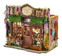 BookTop DIY Miniature Dollhouse Kit, Mini House Kit with Furniture for Adults, Halloween/Christmas Decorations, Gifts for Family and Friends(Fairy Tale House of Curiosities)