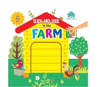 Booktopus Slide And Seek In The Farm - Knowledge Book for Kids - Interactive Learning Books 4+ Years - Educational Sliding Books