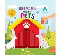 Booktopus Slide And Seek With Our Pets - Knowledge Book for Kids - Interactive Learning Books 4+ Years - Educational Sliding Books