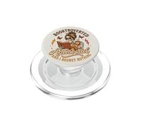 Booktrovert Antisocial Regret Nothing Skeleton Reading Books PopSockets PopGrip for MagSafe