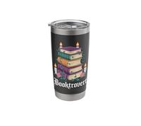 Booktrovert Library Design for A Librarian Stainless Steel Insulated Tumbler