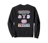 Booktrovert Nothing Beat Reading Rock Paper Scissors Women Sweatshirt