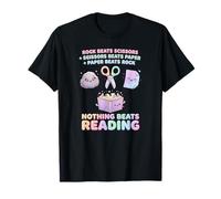 Booktrovert Nothing Beat Reading Rock Paper Scissors Women T-Shirt