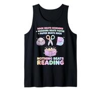 Booktrovert Nothing Beat Reading Rock Paper Scissors Women Tank Top