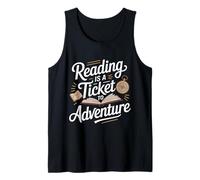 Bookworm Adventure Reading Tee Great Literary Gifts Tank Top