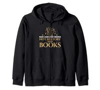 Bookworm Ban Liars And Crooks Not History And Books Bookish Zip Hoodie