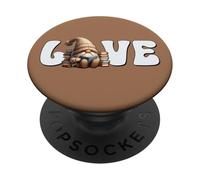 Bookworm Gnome For Librarian And Teacher Who Love Reading PopSockets Adhesive PopGrip