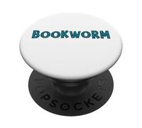 Bookworm I Love Reading I Love Books Cute Flowery Design PopSockets Adhesive PopGrip