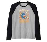 Bookworm Please I am a Book Dragon Building My TBR Pile Raglan Baseball Tee