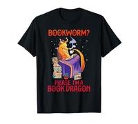 Bookworm Please I'm A Book Dragon, Book nerds T-Shirt