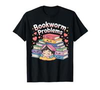 Bookworm Problems Funny Reading T-Shirt