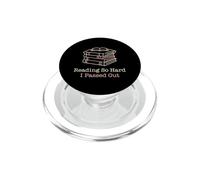 Bookworm Reading So Hard Passed Out Book Nerd PopSockets PopGrip for MagSafe