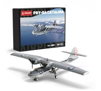 BOOLAKOS WW2 Airplane PBY-5A Catalina Building Blocks Sets, Military Building Toy, Collectible WWII Air Force Gift for Adults (364PCS)