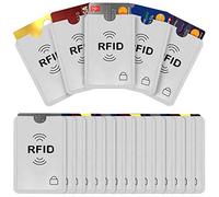 Boolavard 20pcs Anti Scan RFID Blocking Sleeve Cover Credit Card ID Card Protector Blocker