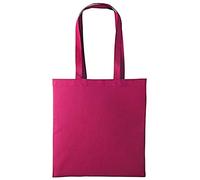 Boolavard Cotton Tote Bag, Lightweight Medium Reusable Grocery Shopping Cloth Bags, Suitable for DIY, Advertising, Promotion, Giveaway, Activity (Cranberry)