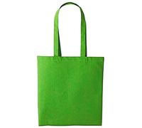 Boolavard Cotton Tote Bag, Lightweight Medium Reusable Grocery Shopping Cloth Bags, Suitable for DIY, Advertising, Promotion, Giveaway, Activity (Kiwi)