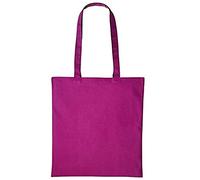 Boolavard Cotton Tote Bag, Lightweight Medium Reusable Grocery Shopping Cloth Bags, Suitable for DIY, Advertising, Promotion, Giveaway, Activity (Plum)
