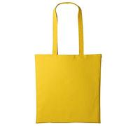 Boolavard Cotton Tote Bag, Lightweight Medium Reusable Grocery Shopping Cloth Bags, Suitable for DIY, Advertising, Promotion, Giveaway, Activity (Sunflower)