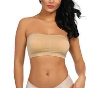 Boolavard Fashion Sexy Womens Strapless Boob Tube Top Bandeau Bra