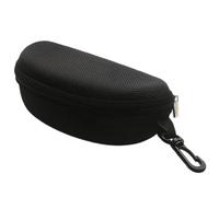 Boolavard Hard Shell Sunglasses Case | Unisex Protective Eyeglass Case | Glasses Case Holder with Hanging Hook