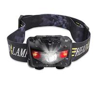 Boolavard Mini HeadLamp 4 Light Modes Waterproof R3+2 LED Super Bright Headlight Headlamp Torch Lantern with Headband Use 3xAAA batterys