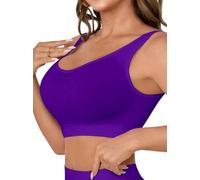 Boolavard The Ultimate Comfort Bra. Seamless Support Comfort Sport Stretch Action Leisure Black White