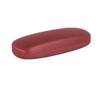Boolavard Unisex Hard Shell Eyeglasses Cases, Protective Case For Glasses (Red)