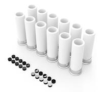 BOOLIT EYE Pro 20 Gauge Shotgun Safety Trainer Cartridge Dummy Rounds Close to Real Weight, 12 Pack