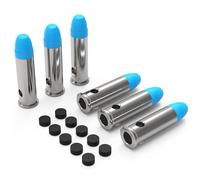 BOOLIT EYE Pro 357 Mag Safety Trainer Cartridge Dummy Rounds/Dry Fire Training Snap Caps Close to Real Weight, 6 Pcs